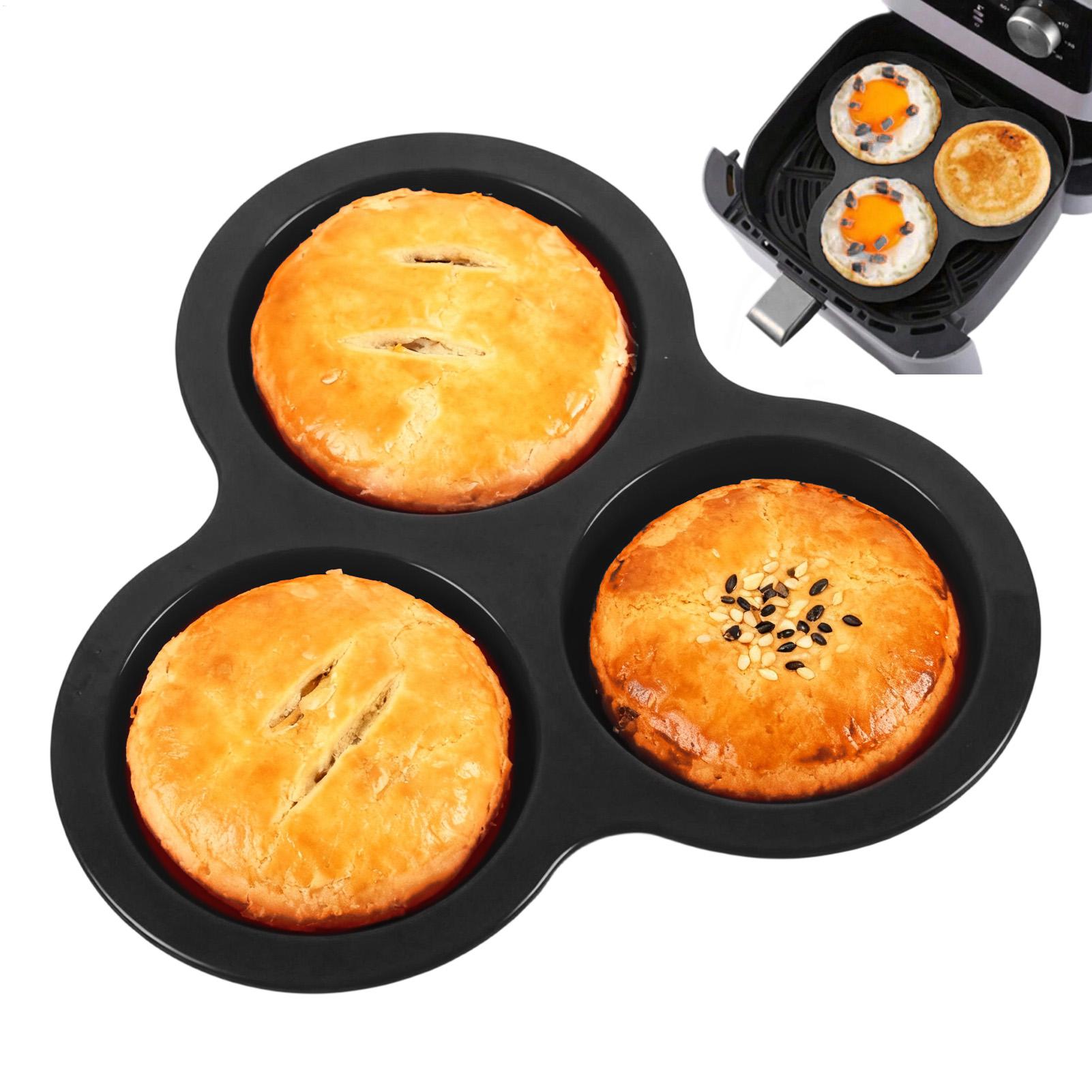 Model Kit For Beginners - Siliconen eierbekers voor heteluchtfriteuse 3-delige eiervorm