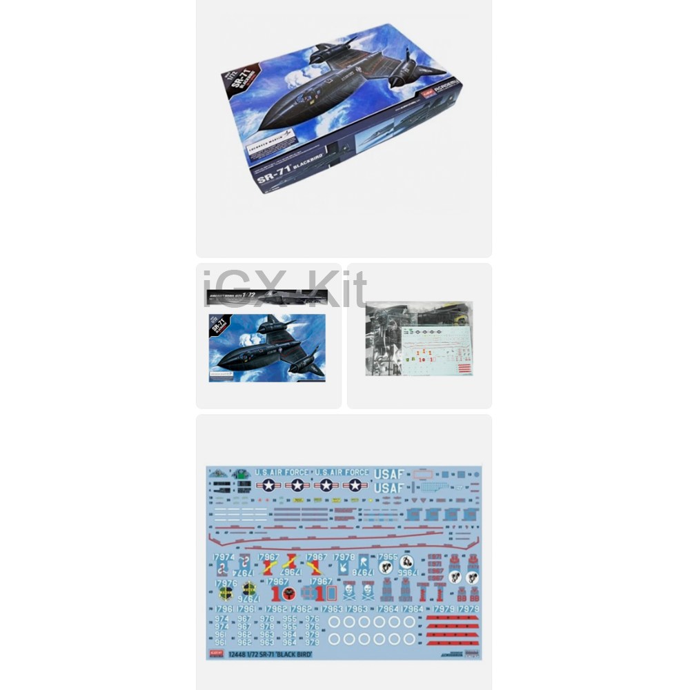 Model Kit Academy - Academie 12448 1/72 Schaal US SR-71