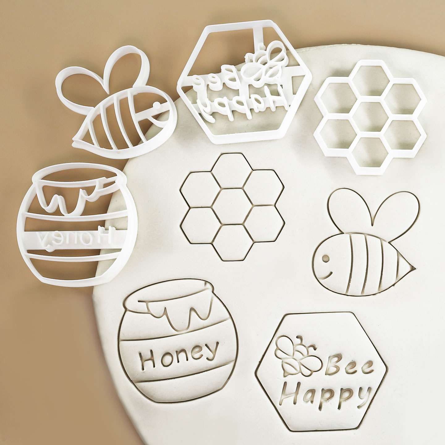 Model Kit For Beginners - 4 Stuks Bee Thema Cookie Cutter