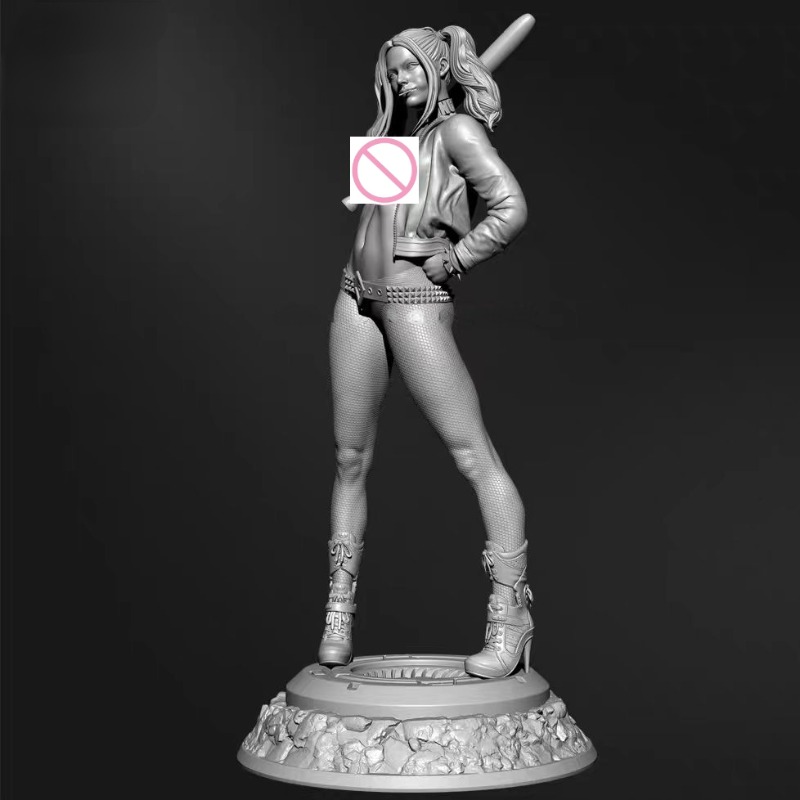 Model Kit Knight - 1/24 Schaal Mooi Honkbalmeisje (2 Hoofden)