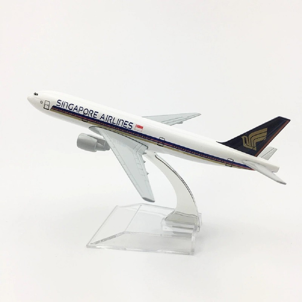 Model Kit Singapore - 16cm B777 Singapore Airways Metalen 1/400
