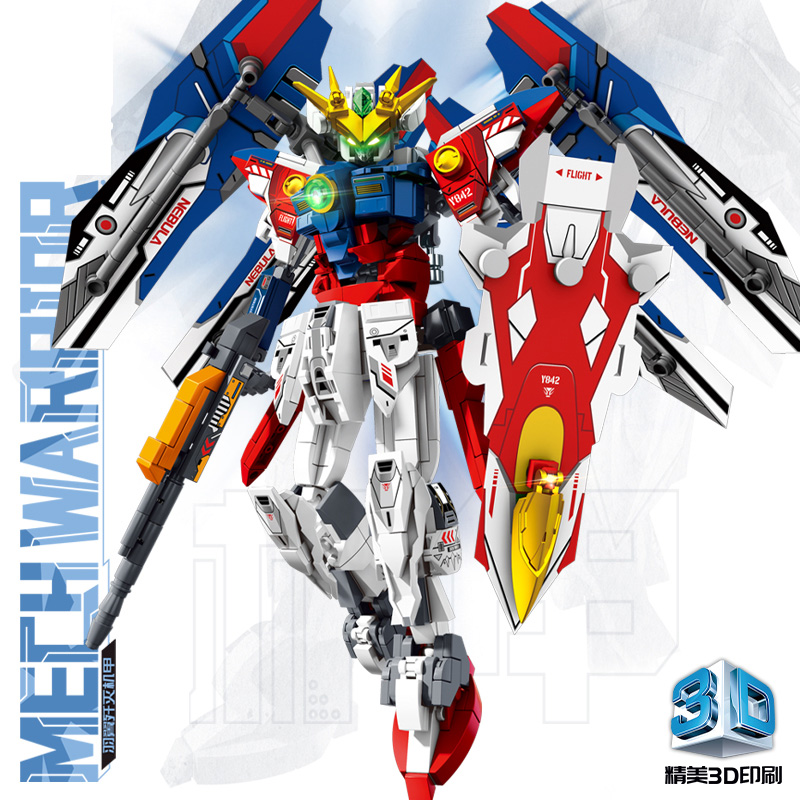 Model Kit Knight - Battle Knight Transforming Robot Bouwstenen Warrior