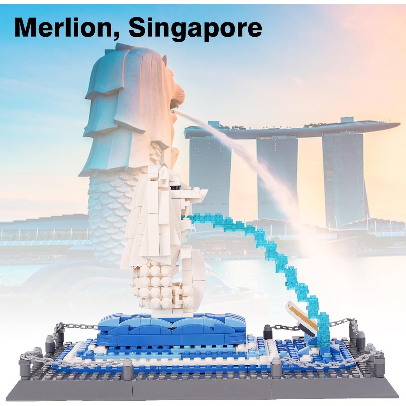 503-delige Singapore Merlion S - Model Kit Singapore recensie en prijs