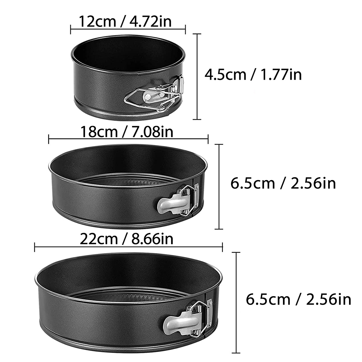 1PC, 3PCS Cake Pan Set, Ronde  - Model Kit For Beginners recensie en prijs