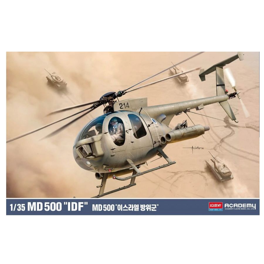 Academy AC12136 1/35 MD500 Def - Model Kit Academy recensie en prijs