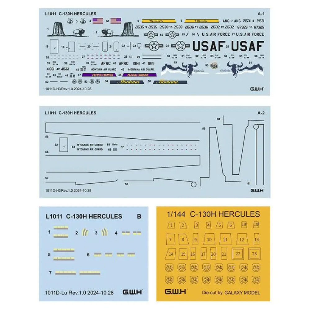 Monteer L1011 1:144 C-130H Pro - Model Kit Academy recensie en prijs