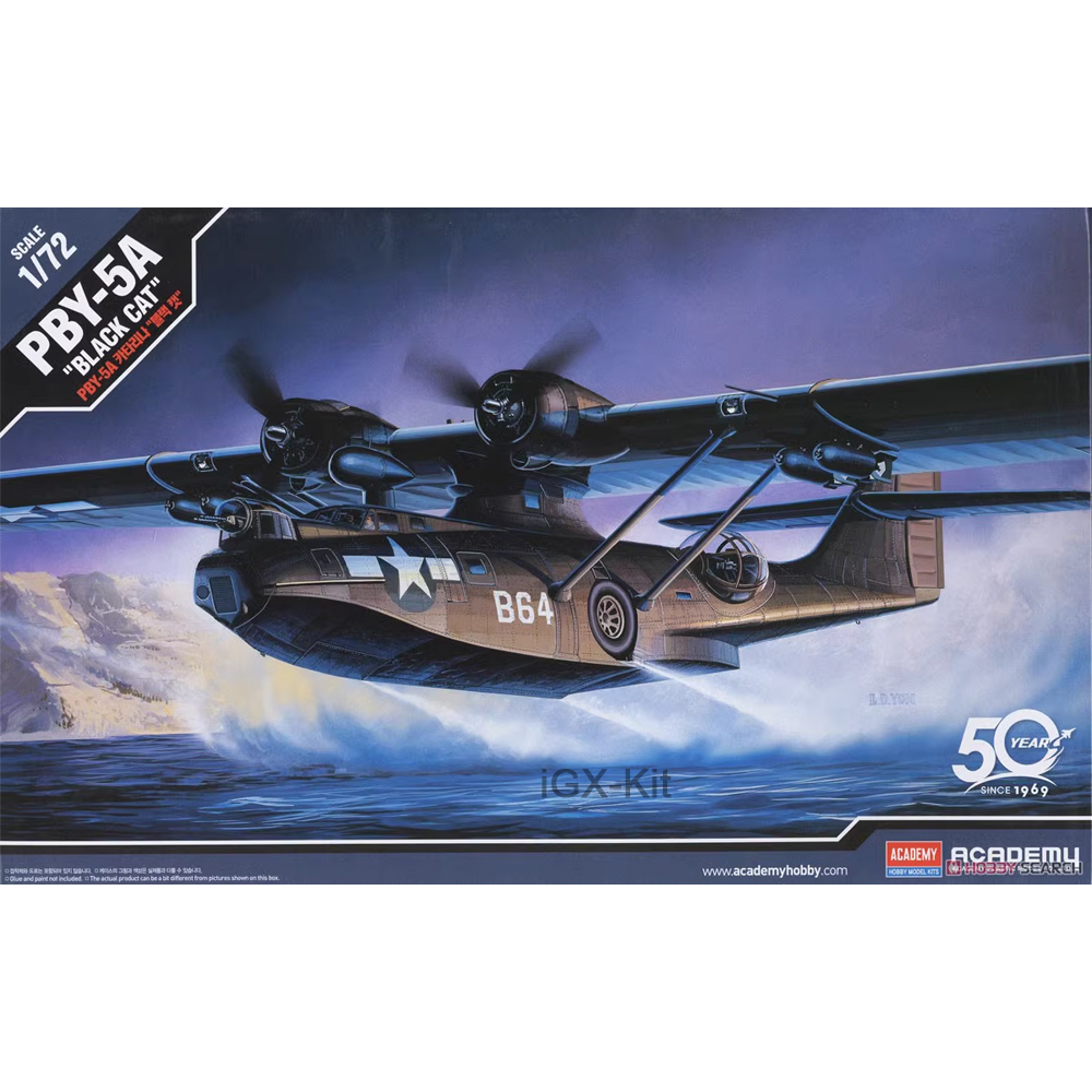 Academy 12487 1/72 Schaal PBY- - Model Kit Academy recensie en prijs