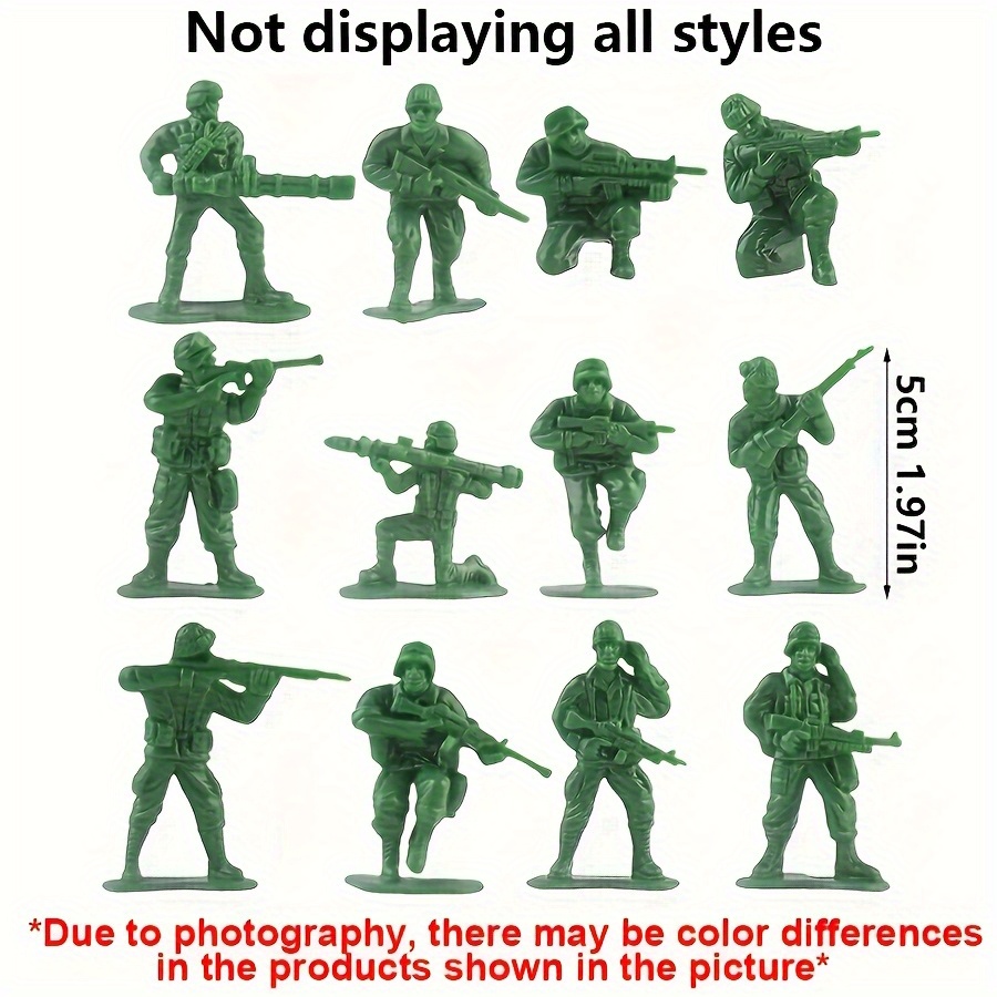30 stuks groene 5 cm militaire - Model Kit Gunpla recensie en prijs