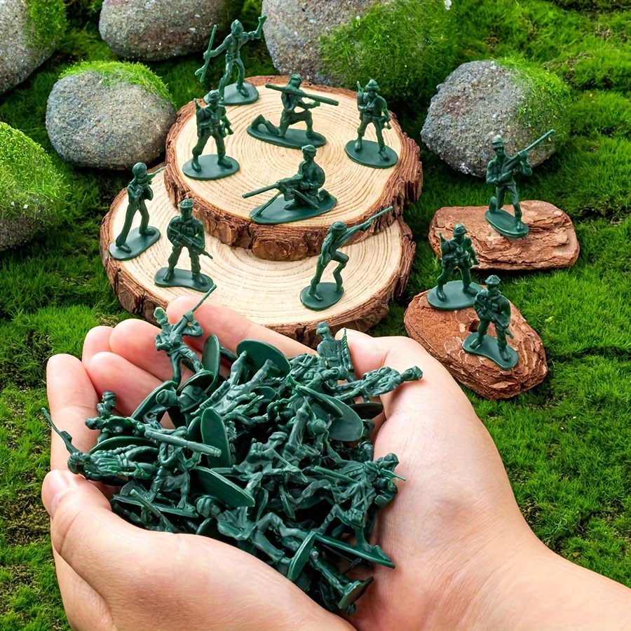 30 stuks groene 5 cm militaire - Model Kit Gunpla recensie en prijs