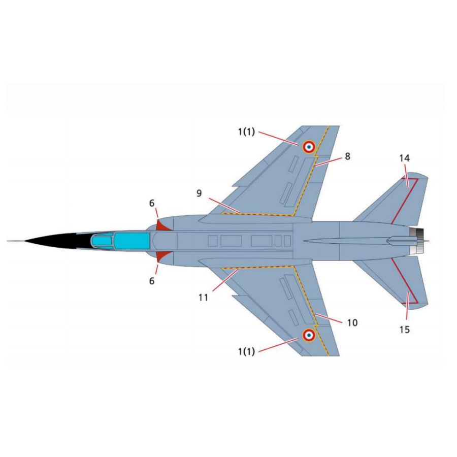 AC12665 ACADEMY 1/144 Dassault - Model Kit Academy recensie en prijs