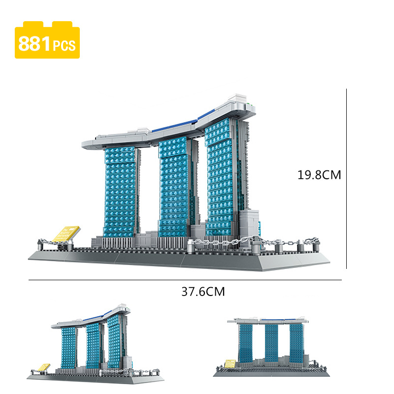 Creatieve bouwstenen Singapore - Model Kit Singapore recensie en prijs