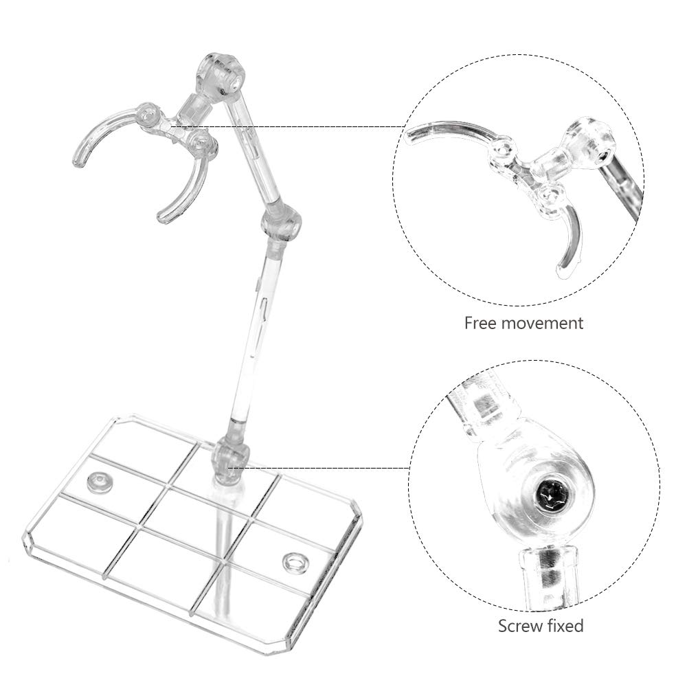 Clear Action Figure Stand, Mon - Model Kit Jms recensie en prijs