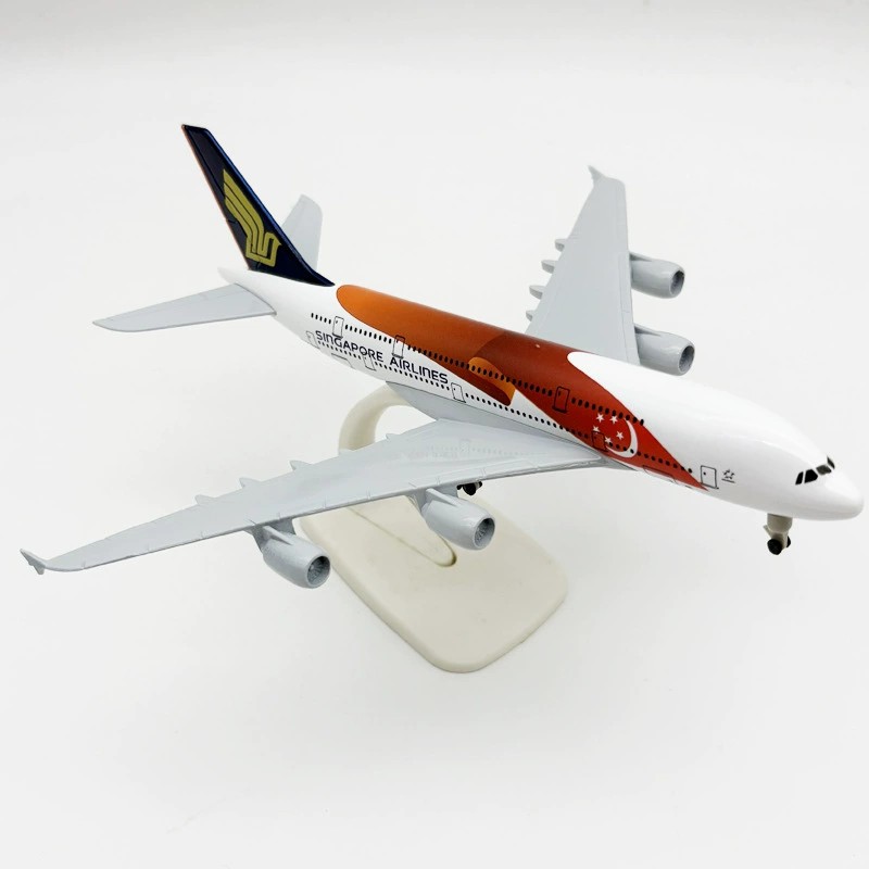 20cm Alloy Vliegtuigmodel A380 - Model Kit Singapore recensie en prijs